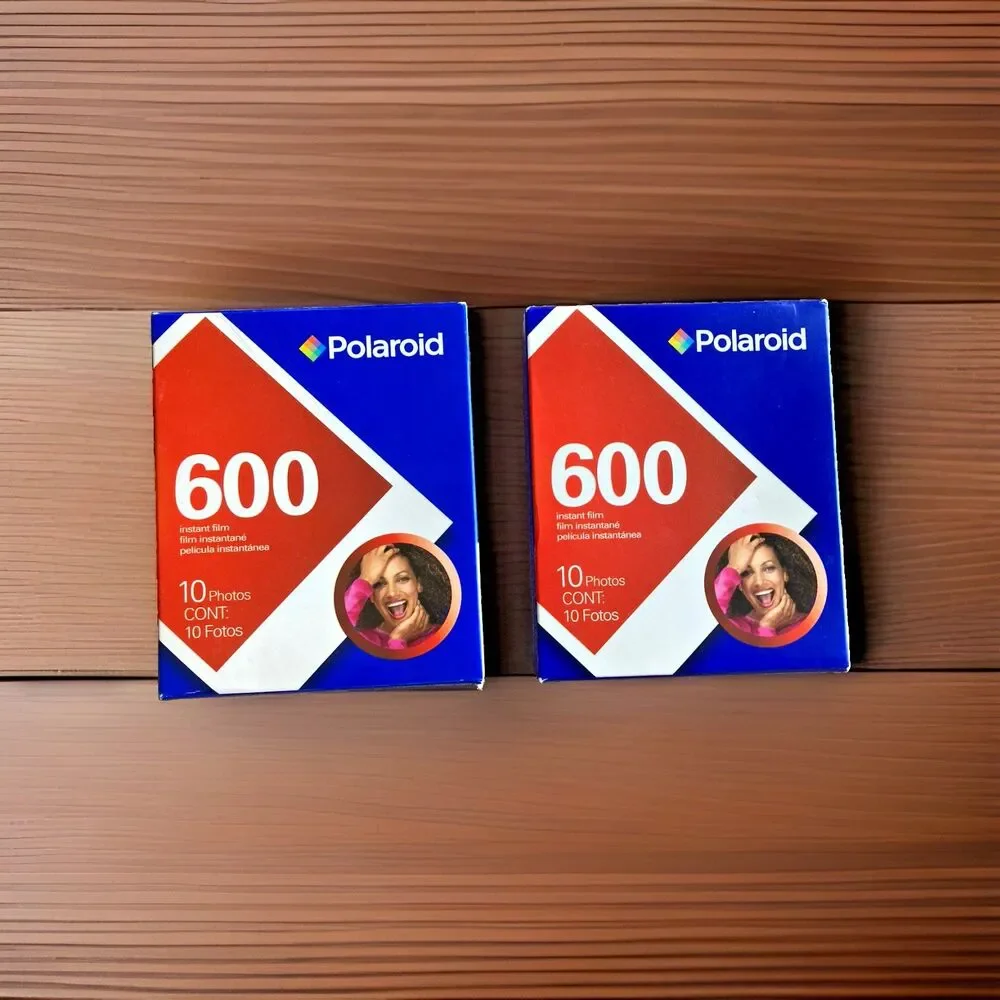 Two Vintage Polaroid 600 Instant Film Packs exp. 05/06 20 Photos Total NIP
